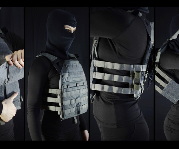ArtStation - CP JPC Tactical Vest - Putting On + 360° Photos ...