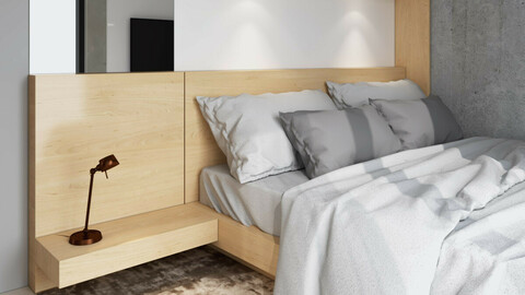 BEDROOM SCENE WITH VRAY NEXT 4.2 FOR SKETCHUP - VISUALWORKS