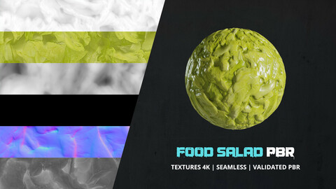 Textures Food Salad 4k Pbr - 16bit - 013