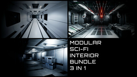 Modular Sci-Fi Interior Bundle