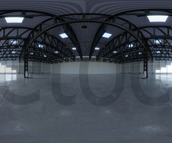 ArtStation - HDRI - Warehouse Interior 4 v1 | Resources