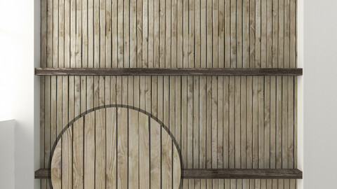 Wooden ceiling with beams 22