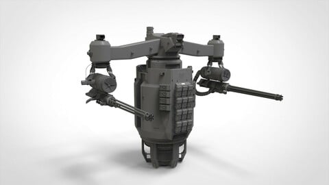 sci-fi Turret 5