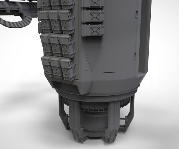 ArtStation - sci-fi Turret 5 | Resources