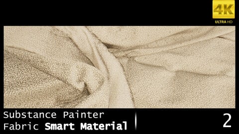 Substance Painter Fabric Smart Material /4K High Quality / 2