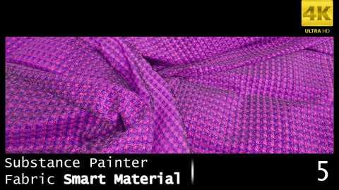 Substance Painter Fabric Smart Material /4K High Quality / 5