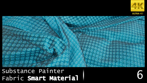 Substance Painter Fabric Smart Material /4K High Quality / 6