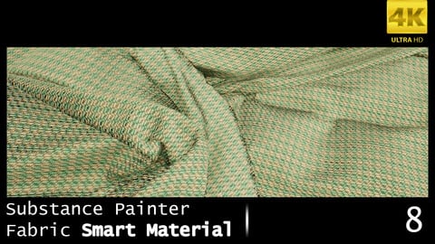 Substance Painter Fabric Smart Material /4K High Quality / 8