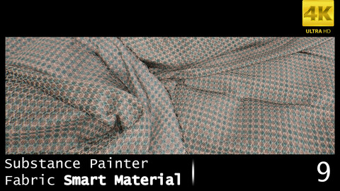 Substance Painter Fabric Smart Material /4K High Quality / 9