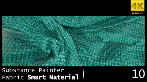 Substance Painter Fabric Smart Material /4K High Quality / 10