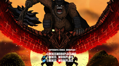 "Kong" A Genndy Tartakovsky Fan art