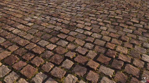 Procedural Paving Material