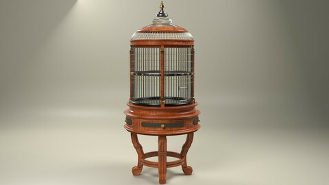 bird cage 3d model