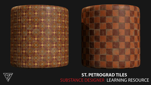 St. Petrograd Tiles - Substance Designer