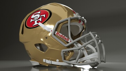 Football Helmet NFL pro 49ers PBR