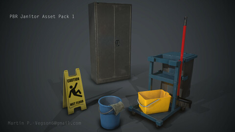 [PBR] Janitor Asset Set 1