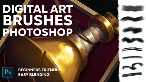 Easy-to-use brushes for beginners. Compatible with weak PC's and laptops. No lags.