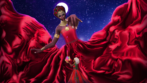 Zelie and the Goddess Oya