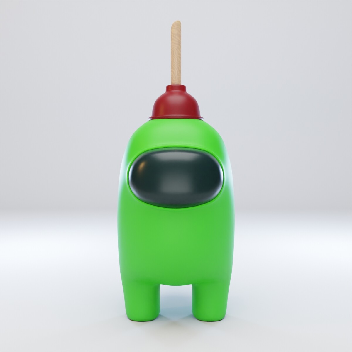 ArtStation Among Us Plunger Character Resources