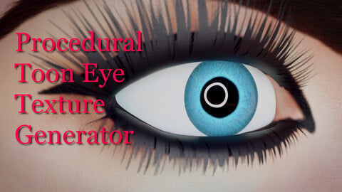 Procedural Toon Eye Texture Generator