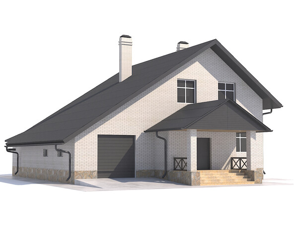 ArtStation - House with attic | Resources