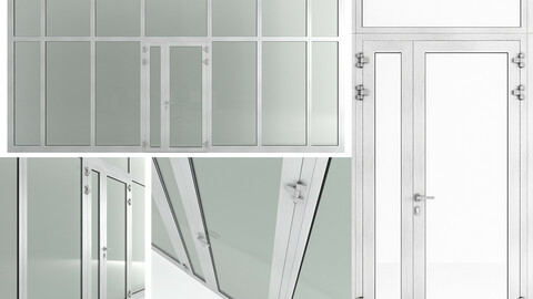 Glass fire doors and partitions Nayada