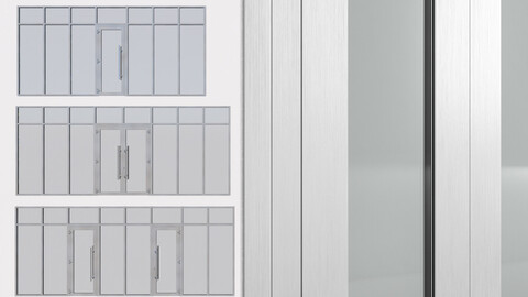 Glass fire doors and partitions Nayada