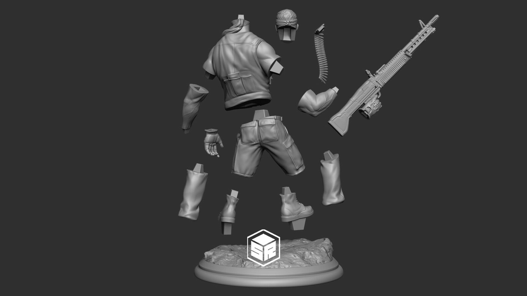 ArtStation - Soldier - 3D Print Ready | Resources