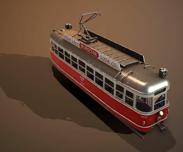 ArtStation - tram Stylized | Game Assets
