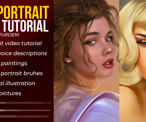 ArtStation - Two - Portrait video tutorial bundle | Tutorials