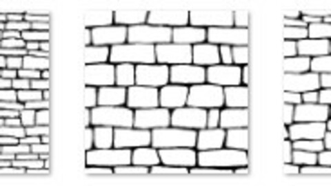 Stone wall seamless pattern