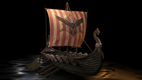 Viking boat - viking ship- longship