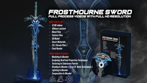 Frostmourne Sword Full Process + Files