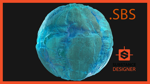 Rock Ground Crag Terrain Landscape Cliff Material PBR Texture .SBS