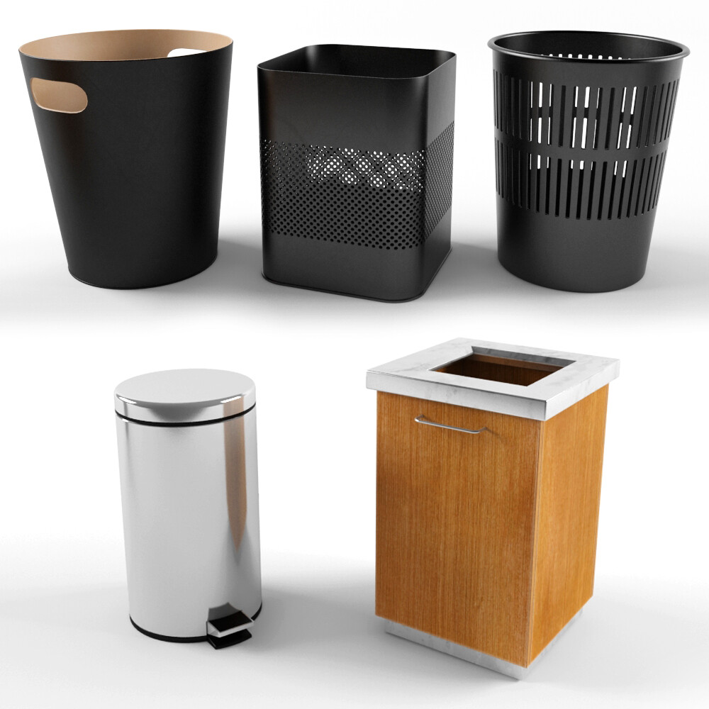 ArtStation - Set trash cans in the office | Resources