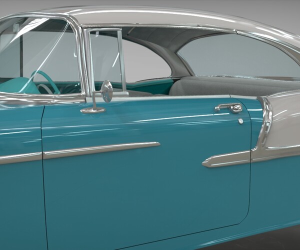 ArtStation - Chevy Belair Coupe 1955 Blender | Game Assets