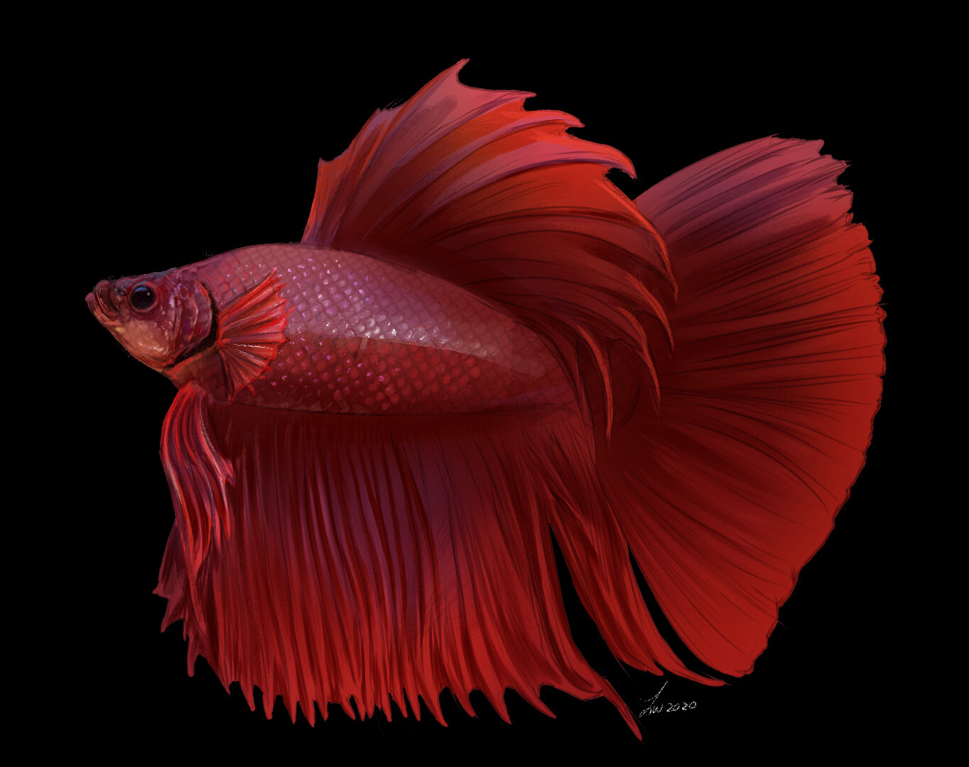 ArtStation - Fish Scale Tutorial