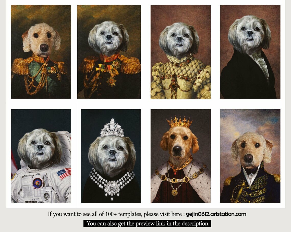 royal-pet-portrait-template-free