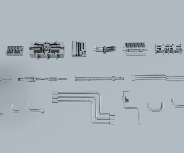 ArtStation - Sci Fi Kitbash | Resources