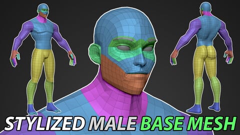 Stylized Male Base Mesh