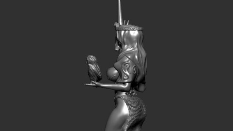 Chess board tabletop project figure : The Queen