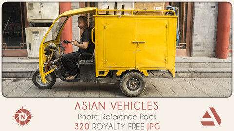 Photo Reference Pack: Asian Vehicles