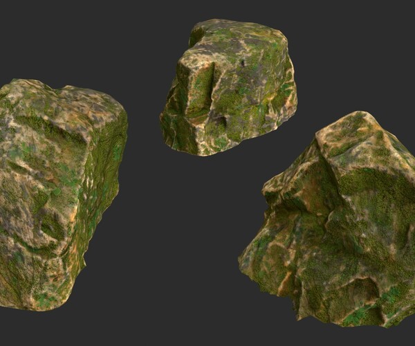 ArtStation - Photoscanned Rocks 01 | Game Assets