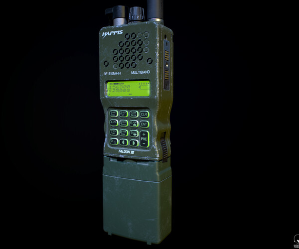 ArtStation - Military Radio AN PRC-152 | Game Assets