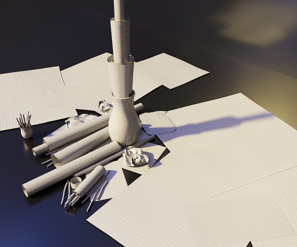 ArtStation - Artist Studio Drawing Set 190 04 | Resources