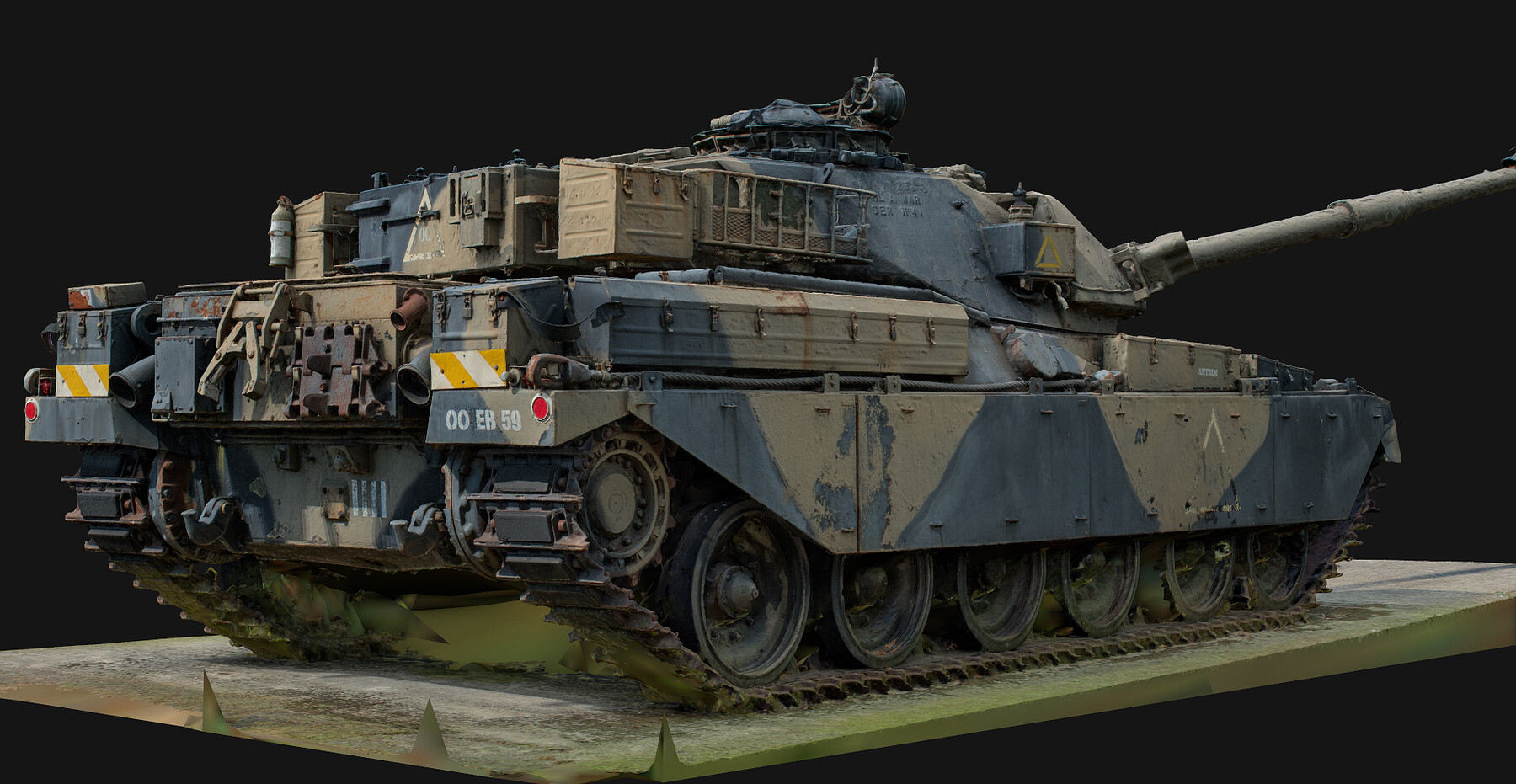 ArtStation - Chieftain Tank Scan. | Resources