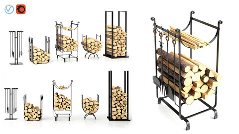 Fireplace accessories set