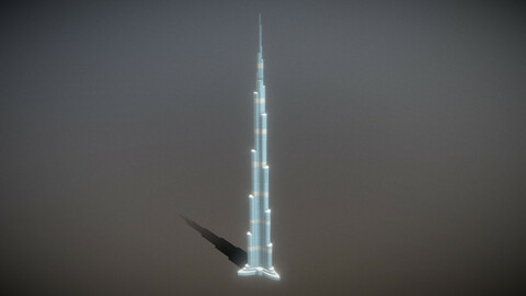 Burj Khalifa 3D model