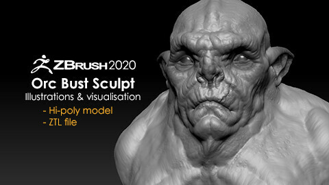Orc Bust Sculpt