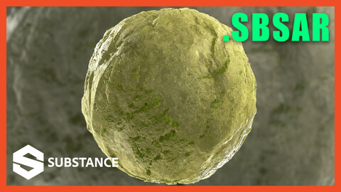 FREE Rock Ground Crag Terrain Landscape Cliff Material PBR Texture .SBSAR